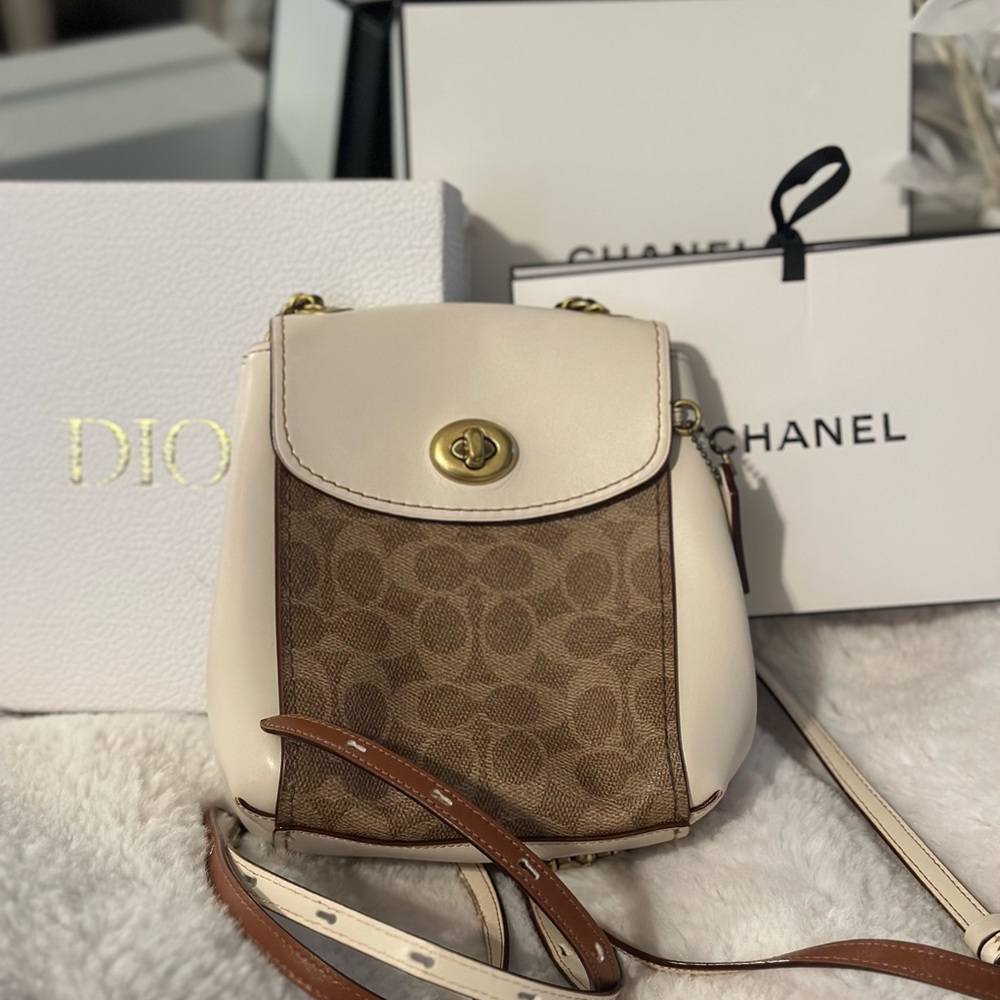 Coach Signature Parker Convertible Mini Backpack